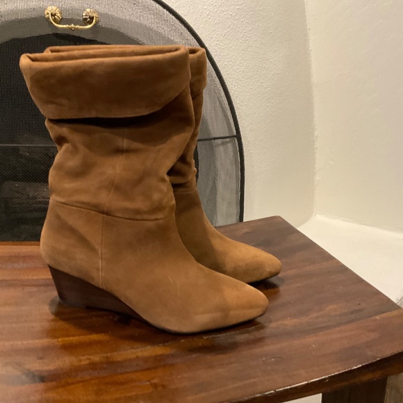 Aerosoles Carmela Boot Tabacco suede size 7 - Picture 2 of 9